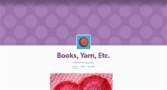 Desktop Screenshot of booksandyarn.tumblr.com