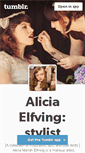 Mobile Screenshot of aliciaelfving.tumblr.com