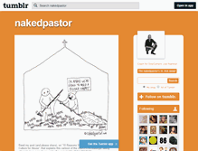 Tablet Screenshot of nakedpastor.tumblr.com