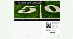 Desktop Screenshot of marchingbandconfessions.tumblr.com