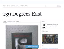 Tablet Screenshot of 139degreeseast.tumblr.com