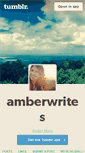 Mobile Screenshot of amberwrites.tumblr.com