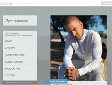 Tablet Screenshot of igorstepanov.tumblr.com