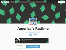 Tablet Screenshot of americaspastime.tumblr.com