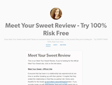 Tablet Screenshot of meetyoursweet10.tumblr.com