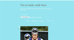 Desktop Screenshot of notsonudenudeboys.tumblr.com