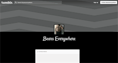Desktop Screenshot of bearseverywhere.tumblr.com