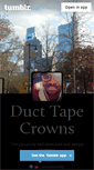 Mobile Screenshot of ducttapecrowns.tumblr.com