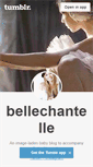 Mobile Screenshot of bellechantelle.tumblr.com