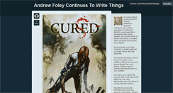 Desktop Screenshot of andrewfoleywritesthings.tumblr.com