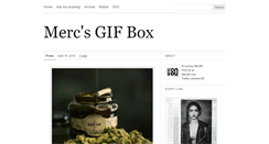 Desktop Screenshot of mercsgifbox.tumblr.com