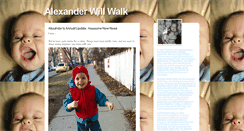 Desktop Screenshot of alexanderwillwalk.tumblr.com