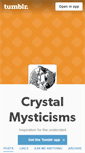 Mobile Screenshot of crystal-mysticisms.tumblr.com