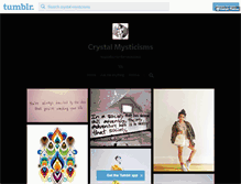 Tablet Screenshot of crystal-mysticisms.tumblr.com
