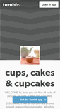 Mobile Screenshot of cups-cakes-cupcakes.tumblr.com