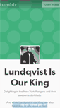 Mobile Screenshot of lundqvistisourking.tumblr.com