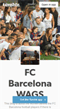 Mobile Screenshot of fcbarcelonawags.tumblr.com