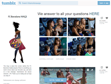Tablet Screenshot of fcbarcelonawags.tumblr.com