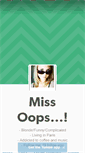 Mobile Screenshot of miss-oops.tumblr.com