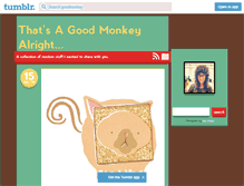 Tablet Screenshot of goodmonkey.tumblr.com