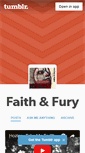Mobile Screenshot of faithfurymusic.tumblr.com