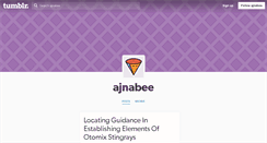 Desktop Screenshot of ajnabee.tumblr.com