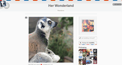 Desktop Screenshot of herwonderland.tumblr.com