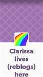 Mobile Screenshot of clarissawam.tumblr.com