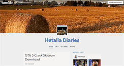 Desktop Screenshot of hetaliadiaries.tumblr.com