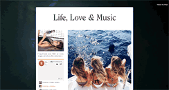 Desktop Screenshot of lifelovenmusic.tumblr.com