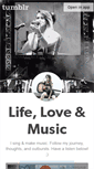 Mobile Screenshot of lifelovenmusic.tumblr.com