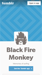 Mobile Screenshot of blackfiremonkey.tumblr.com