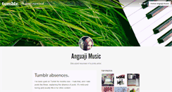 Desktop Screenshot of anguaji-music.tumblr.com