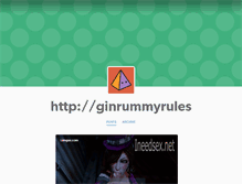 Tablet Screenshot of ginrummyrules.tumblr.com