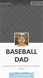 Mobile Screenshot of baseballdadtheband.tumblr.com