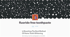 Desktop Screenshot of fluoridefreetoothpasteguide.tumblr.com