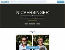 Tablet Screenshot of nicpersinger.tumblr.com