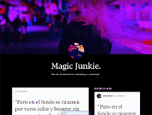 Tablet Screenshot of magicjunkie.tumblr.com
