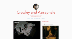 Desktop Screenshot of crowleyandaziraphale.tumblr.com