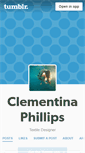 Mobile Screenshot of clementinaphillips.tumblr.com