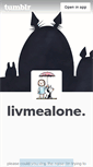 Mobile Screenshot of livmealone.tumblr.com