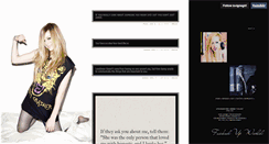 Desktop Screenshot of lavignegirl.tumblr.com