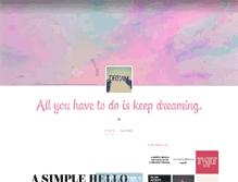 Tablet Screenshot of keepdreaming.tumblr.com