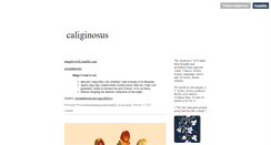 Desktop Screenshot of caliginosus.tumblr.com