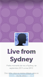 Mobile Screenshot of livefromsyd.tumblr.com