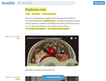 Tablet Screenshot of explania.tumblr.com