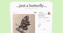 Desktop Screenshot of justabutterfly.tumblr.com