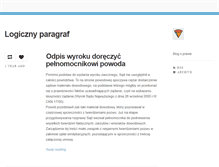 Tablet Screenshot of logicznyparagraf.tumblr.com