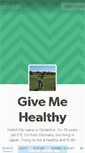 Mobile Screenshot of givemehealthy.tumblr.com