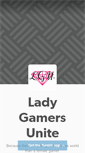 Mobile Screenshot of ladygamersunite.tumblr.com